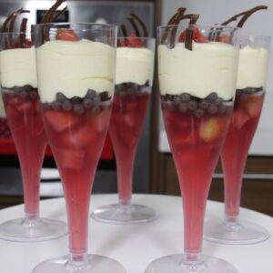 Curso de Verrines Doces: Chocolate e Morango